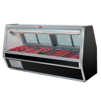 Howard McCray 75.5" Refrigerated Red Meat Display Case Single Duty Black - SC-CMS40E-6-BE