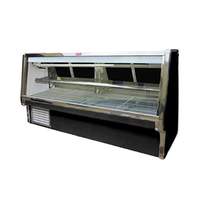 Howard McCray 52.5" Refrigerated Red Meat Display Case Double Duty Black - SC-CMS34E-4-BE