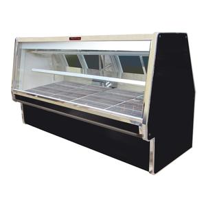 Howard McCray SC-CMS34E-8-BE 100.5" Refrigerated Red Meat Display Case Double Duty Black