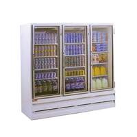 Howard McCray Three Hinged Glass Door Freezer Merchandiser White 1 HP - GF65BM-FF
