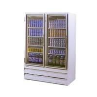 Howard McCray 2-Hinged Glass Door Freezer Merchandiser Bottom Mount White - GF48BM-FF 