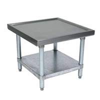 BK Resources 36in x 30in Stainless Steel Machine Stand with Undershelf - MST-3630SS 