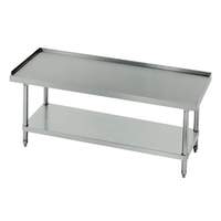 Advance Tabco 48inx30inx24in stainless steel Equipment Stand Front Edge with No Drip V-Edge - ES-LS-304-X 