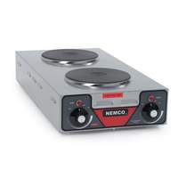 Nemco Countertop Electric Double Burner Hotplate - 240V - 6310-3-240 