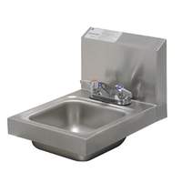 Advance Tabco Wall Mount Hand Sink 9inx9inx5in Bowl Fixed Deck Mount Faucet - 7-PS-22 