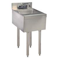 Advance Tabco 12inx18inx33in stainless steel Underbar Hand Sink Unit Splash Mount Faucet - SL-HS-12-X 