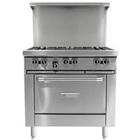 Garland Starfire 36in Range with 36in Griddle Std. Oven - G36-G36R 