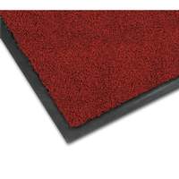 APEX Foodservice Mats 3' x 5' Atlantic Olefin Foot Scraper Floor Mat Crimson - 0434-332