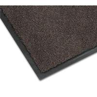 APEX Foodservice Mats 3' x 5' Atlantic Olefin Foot Scraper Floor Mat Dark Toast - 0434-316