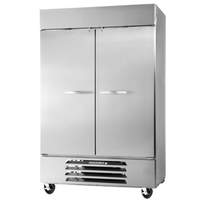 beverage-air 49cuft Two Solid Door stainless steel Reach-In Refrigerator - RB49HC-1S 