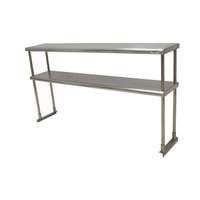 Advance Tabco 60inx12in Lite Series Table Mounted Overshelf - EDS-12-60-X 