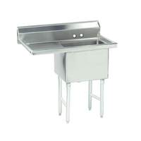 Advance Tabco 1 Compartment Sink 16inx20inx14in Size Bowl 18in Left Drainboard - FC-1-1620-18L-X 