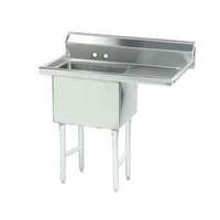 Advance Tabco 1 Compartment Sink stainless steel 16inx20inx14in Bowl 18in Right Drainboard - FC-1-1620-18R-X 
