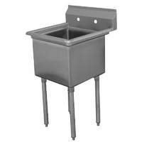 Advance Tabco 1 Compartment stainless steel Sink with 16in x 20in x 14in Size Bowl - FC-1-1620-X 