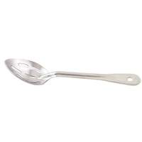 Browne Foodservice 15"L Renaissance Stainless Steel Slotted Serving Spoon - 4774