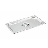 Winco S/s Solid Steam Table Pan Cover 1/3 Size - SPSCT