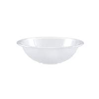 Winco 12in Salad Bowl Round Plastic White NSF - PBB-12 