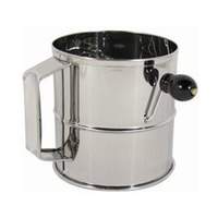 Winco stainless steel Rotary Flour Sifter 8 Cup - RFS-8 