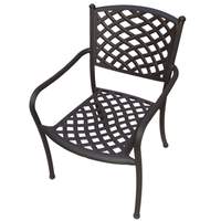 Plantation Prestige Madrid Stackable Dining Chair Chocolate Finish - 8751100-0440