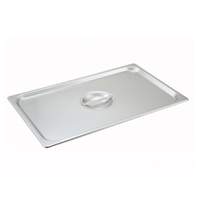 Winco S/s Full Size Steam Table Pan Cover Solid With Handle - SPSCF