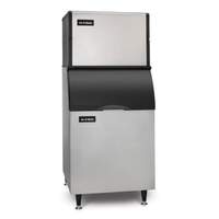 Ice-O-Matic 499lb Full-Cube Ice Maker Top Air Discharge & 344lb Ice Bin - ICE0400FT+ B40PS