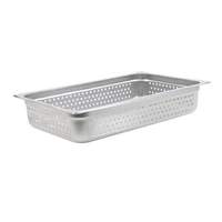 Winco Full Size 4in Deep Stainless Steel Perforated Steam Pan - SPFP4 