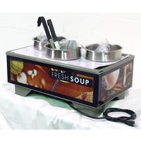 Vollrath Full Size Soup Merchandiser w/ 4 Qt Accessory Pack, Tuscan - 720201002