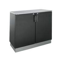 Krowne Metal 48" Back Bar Cabinet w/ Left Hook Up Remote Refrgeration - BR48L