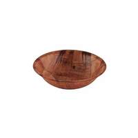 Winco 10in Round Salad Bowl with Woven Wood - WWB-10 