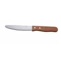 Winco One Dozen Jumbo Steak Knife w/ 5in Heavy Duty Blade - KB-15W
