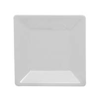 Thunder Group 10-1/4" Square Melamine Plate Passion White, NSF - PS3211W