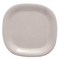 Thunder Group 14" Rounded Square Melamine Plate Passion White, NSF - PS3014W