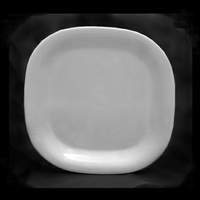Thunder Group 11" Rounded Square Melamine Plate Passion White, NSF - PS3010W