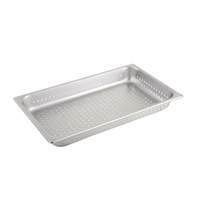 Winco S/s Perforated Steam Table Pan Full Size 2-1/2" Deep NSF - SPFP2