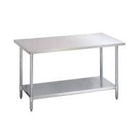 Green World by Turbo Air Turbo Air 60"W x 30"L S/s Flat Top Work Table - TSW-3060E