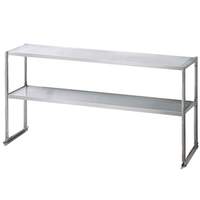 Green World by Turbo Air 36"W Stainless Steel Table Mounted Double Overshelf - TSOS-3R