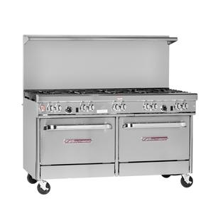 Southbend 4601DD Ultimate 60" 10 Burner Restaurant Range 2 Std. Ovens - Nat