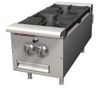 Southbend 12" Countertop Gas Hotplate with (2) 33,000 btu Burners - HDO-12