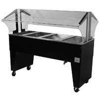 Advance Tabco Portable Cold Food Buffet Table w/ 8" Deep Well Open Base - B4-CPU-B