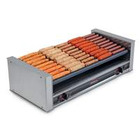 Nemco 55 Hot Dogs Roll-A-Grill w/ 12 Gripslt Coated Rollers 120v - 8055SX-SLT
