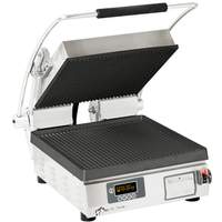 Star Pro-Max 2.0 Electric Panini Grill w/ Grooved Cast Iron Plate - PGT28IT