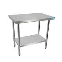 BK Resources 24"W x 18"D All Stainless Steel Work Table - SVT-1824 