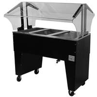 Advance Tabco 47" Ice Cooled Portable Food Buffet 3 Pan Inserts Open Base - B3-CPU-B