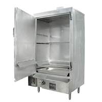 Town Equipment 24in stainless steel MasterRange Smokehouse Propane Gas Left Hinged Door - SM-24-L-SS-P 