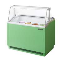 Turbo Air 12.7cf Ice Cream Dipping Cabinet w/ 8-Can Capacity Green - TIDC-47G-N