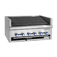 Imperial 30" Countertop Gas Steakhouse Charbroiler - 100,000 btu - IABR-30