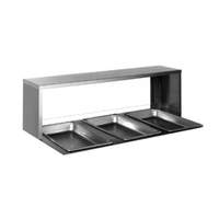 Eagle Group 63.5in stainless steel Serving Shelf with 1/4in Clear Acrylite Front Panel - SSP-HT4 