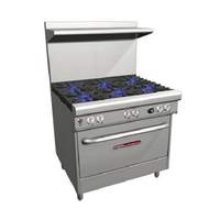 Southbend Ultimate 36" Gas Restaurant Range w/ Electric Hybrid Oven - H4361D