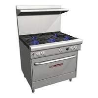 Southbend 36" Ultimate Gas/Electric Range 3 Burners 1 Rack - H4366D