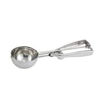 Winco #8 Stainless Steel 4oz Ambidextrous Squeeze Disher - ISS-8 